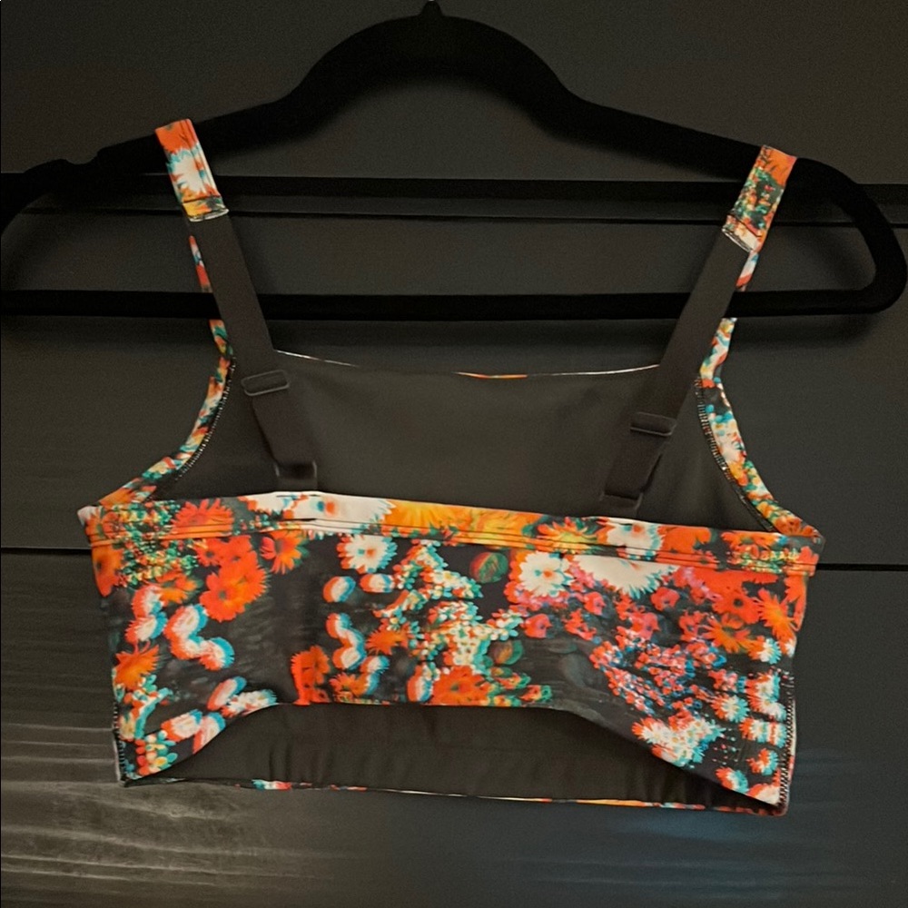 Aerie Orange and Blue Sports Bra - Picture 3 of 6